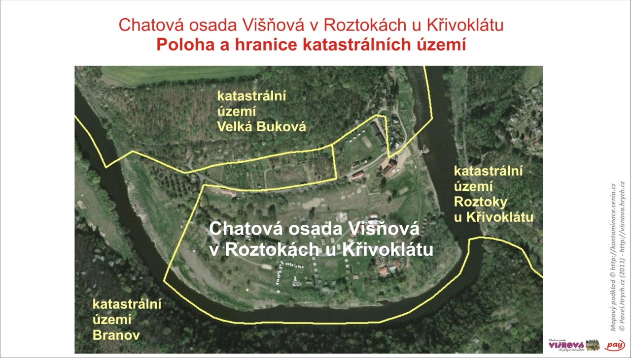 Poloha a hranice katastr�ln�ch �zem�